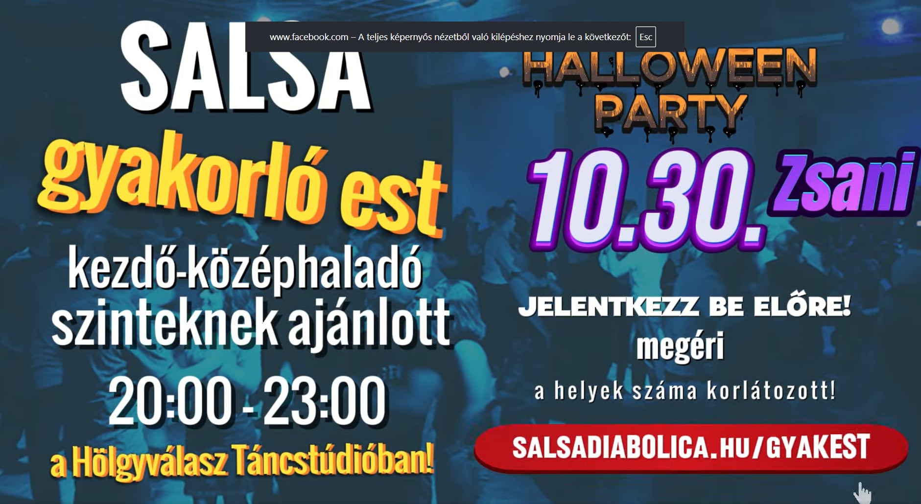 Salsa gyakorló est