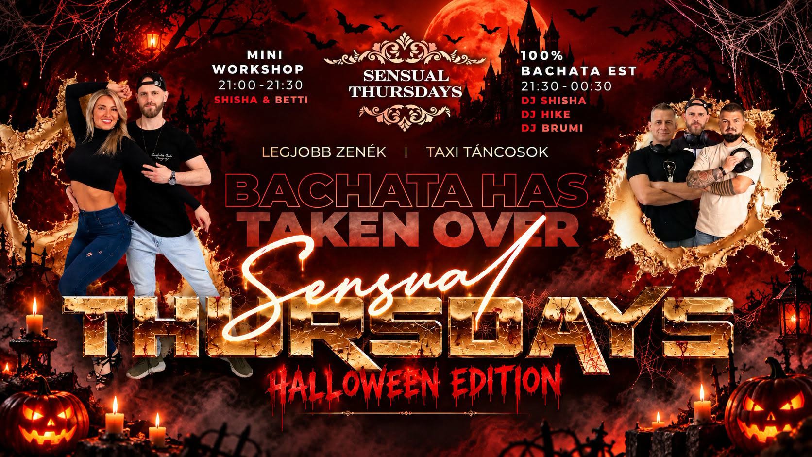 Sensual Thursdays 100% Bachata Party - Halloween Edition